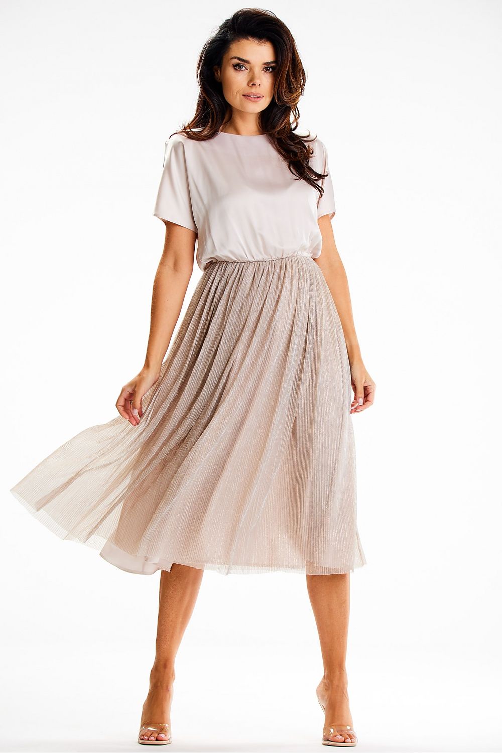  Вечерна рокля model 189437 awama 