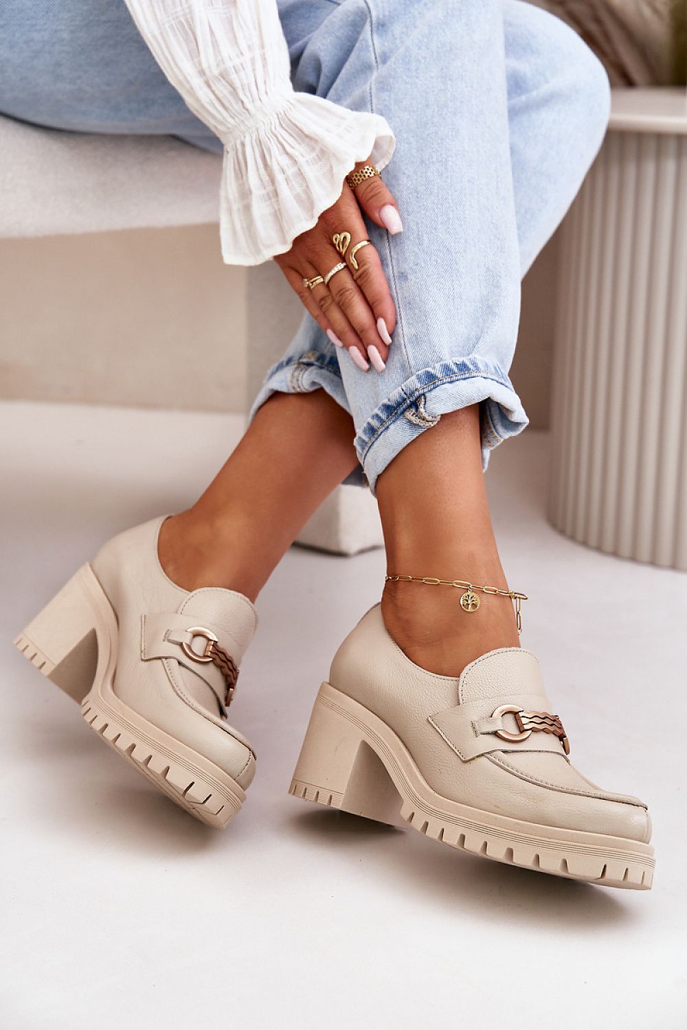  Ниски обувки с ток model 199811 Step in style 