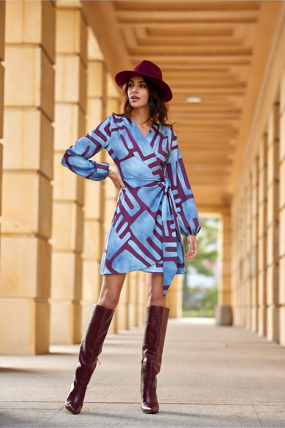  Дневна рокля model 201260 Roco Fashion 