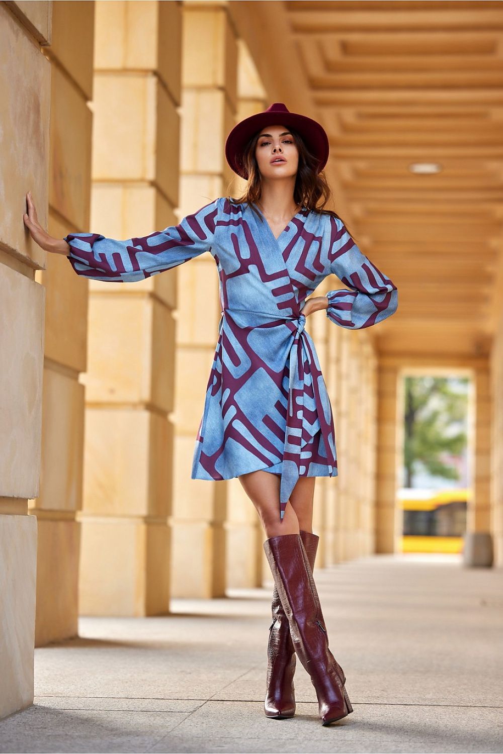  Дневна рокля model 201260 Roco Fashion 