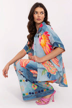  Риза с къс ръкав model 210033 Italy Moda 