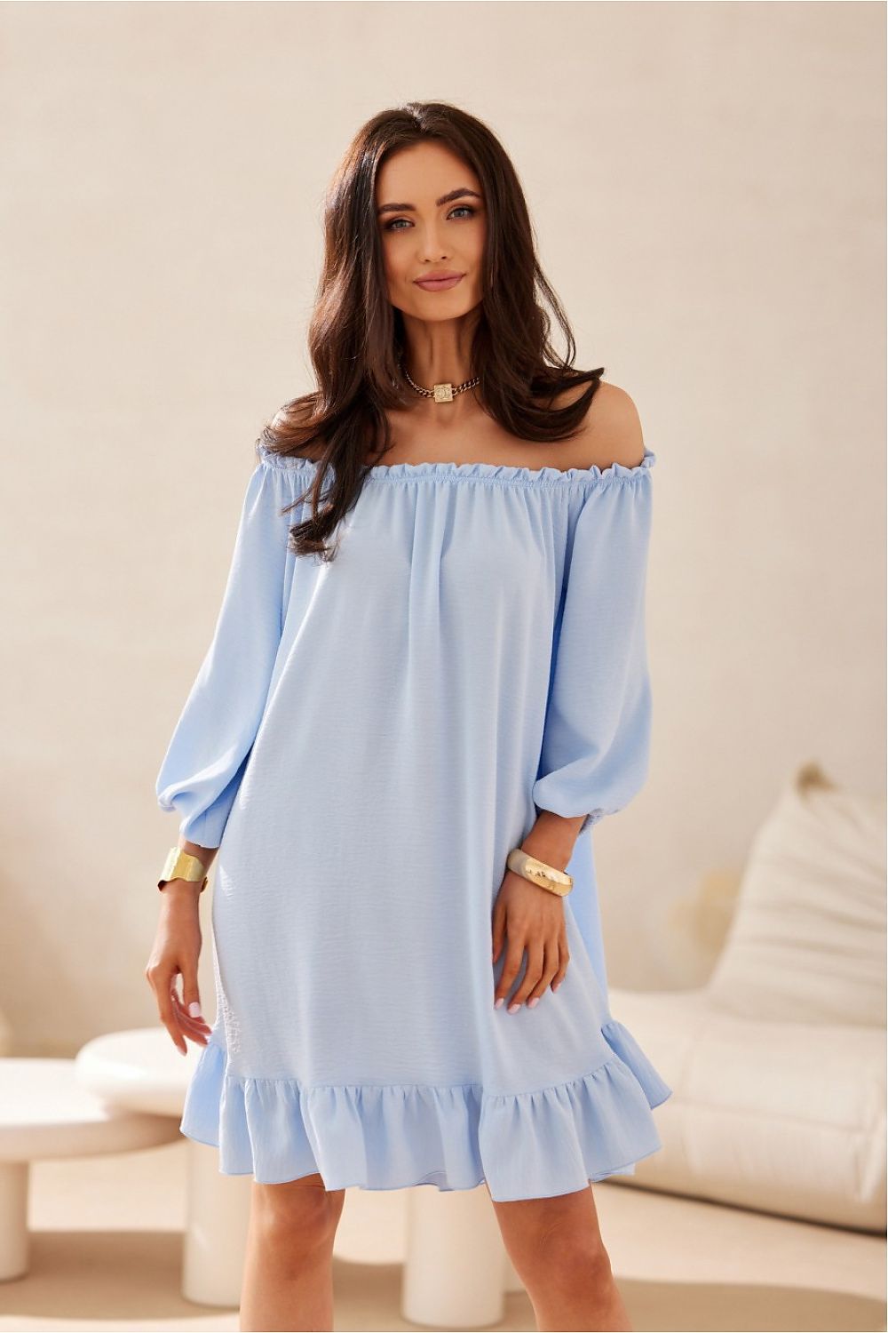  Дневна рокля model 213629 Roco Fashion 