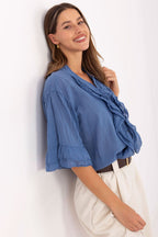  Риза model 215810 Italy Moda 