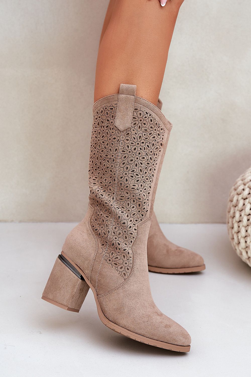  Ботуши с ажурна форма model 218494 Step in style 