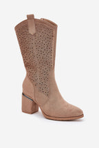  Ботуши с ажурна форма model 218494 Step in style 