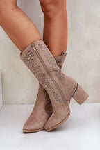  Ботуши с ажурна форма model 218494 Step in style 