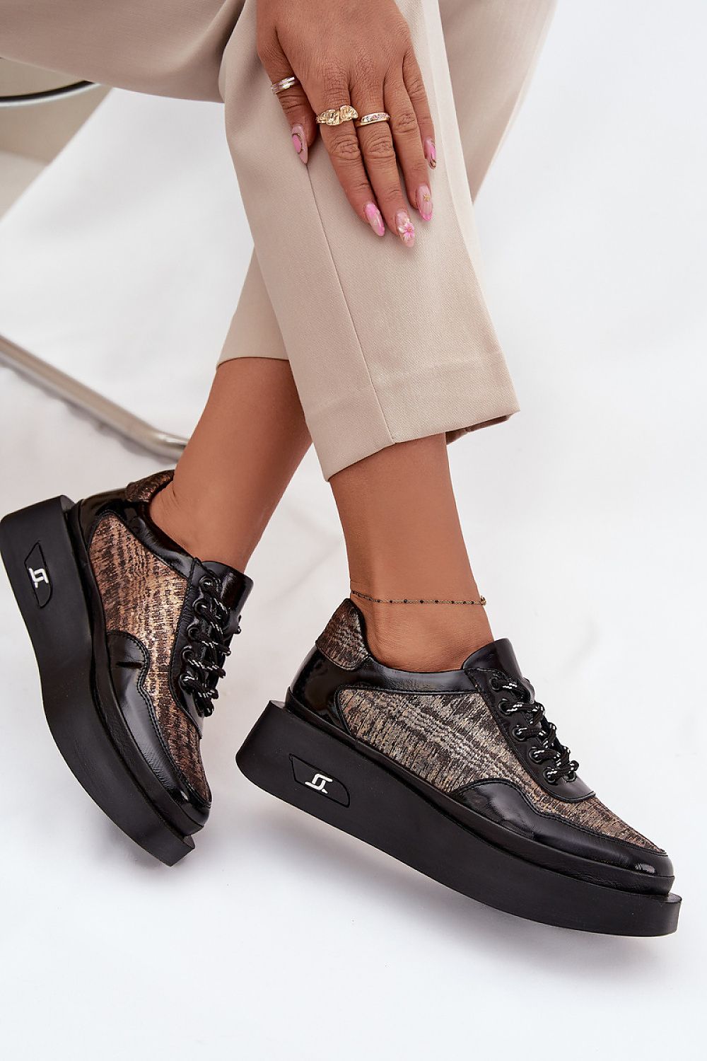  Полуботуши на платформа model 219105 Step in style 
