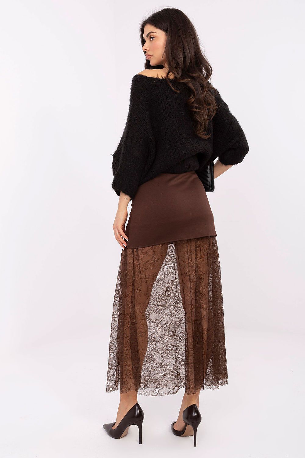  Чипкова пола model 221591 Italy Moda 