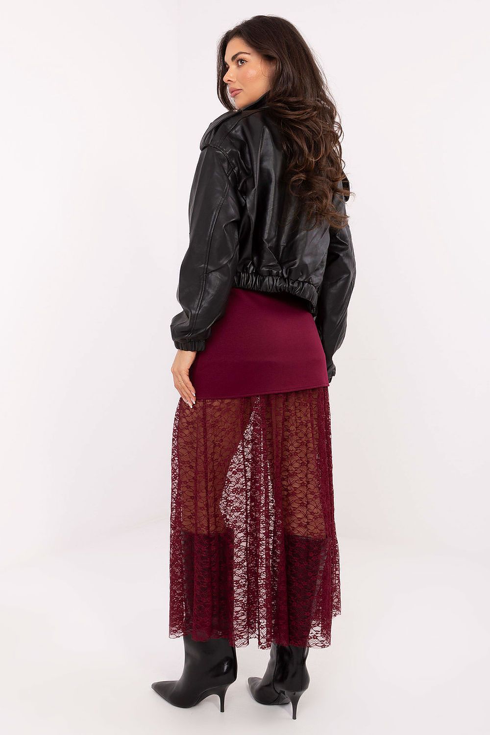  Чипкова пола model 221593 Italy Moda 
