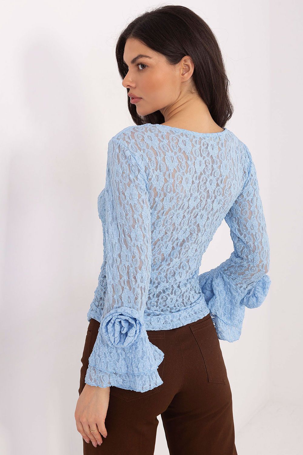  Коприна с дантела model 222738 Italy Moda 