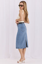 джинсова пола model 228027 Factory Price 