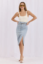  джинсова пола model 228031 Factory Price 