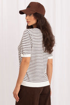  Пуловер с къс ръкав model 230142 Italy Moda 