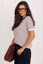  Пуловер с къс ръкав model 230143 Italy Moda 