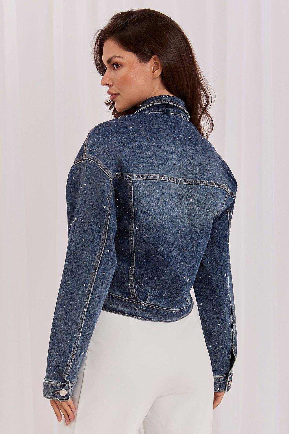  Дънково яке model 230177 Italy Moda 