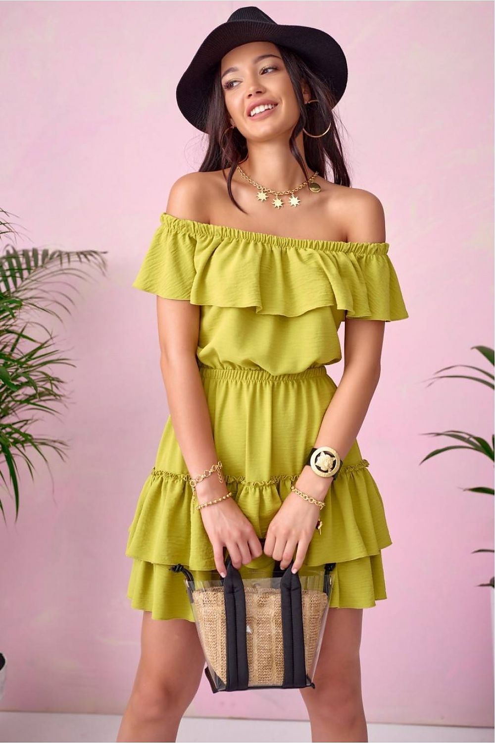  Дневна рокля model 182593 Roco Fashion 