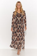  Дневна рокля model 184804 Makadamia 